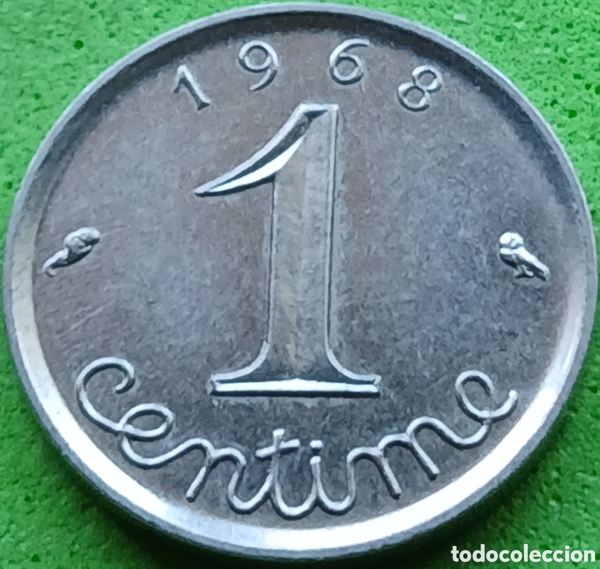 Monedas antiguas de Europa: Francia 1 c&eacute;ntimo 1968 km#928
