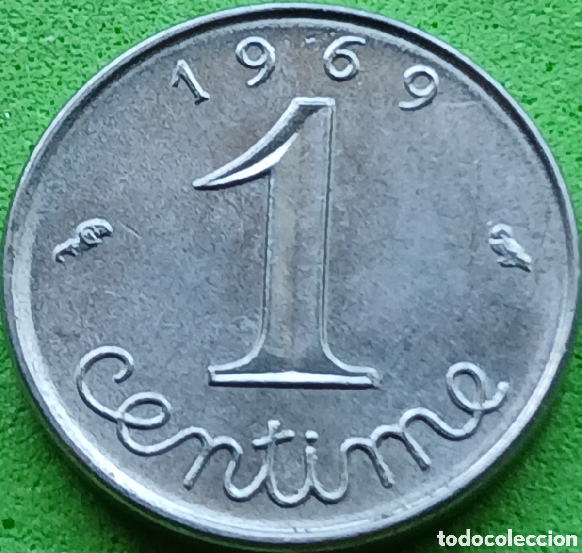 Monedas antiguas de Europa: Francia 1 c&eacute;ntimo 1969 km#928