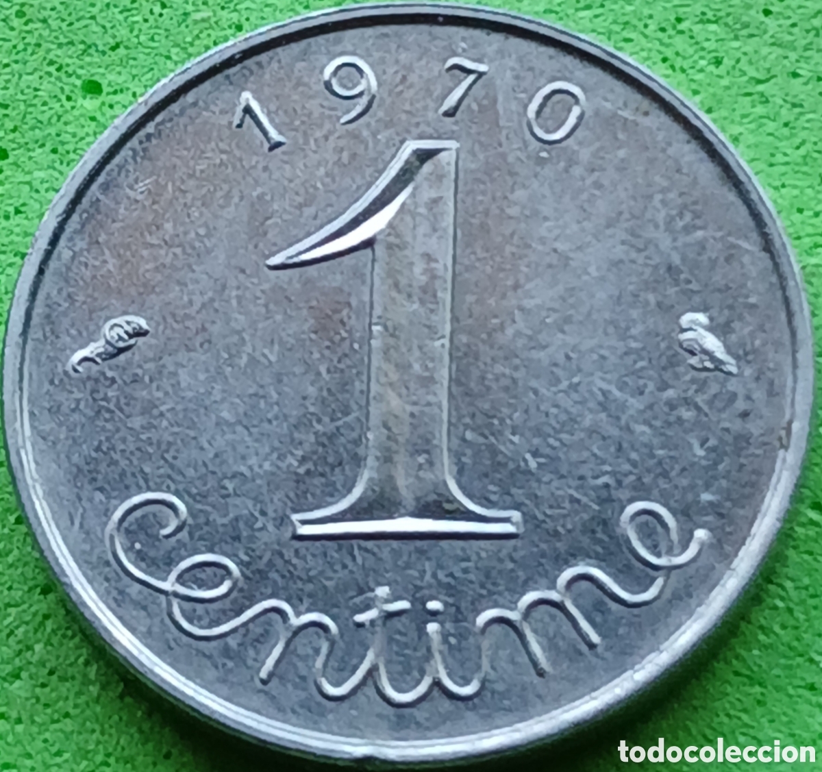 Monedas antiguas de Europa: Francia 1 c&eacute;ntimo 1970 km#928