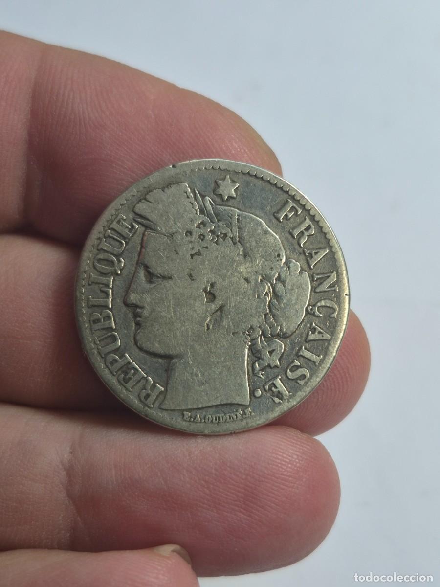 Monedas antiguas de Europa: NT/ FRANCIA 2 FRANCOS PLATA 1870 A (M1529)