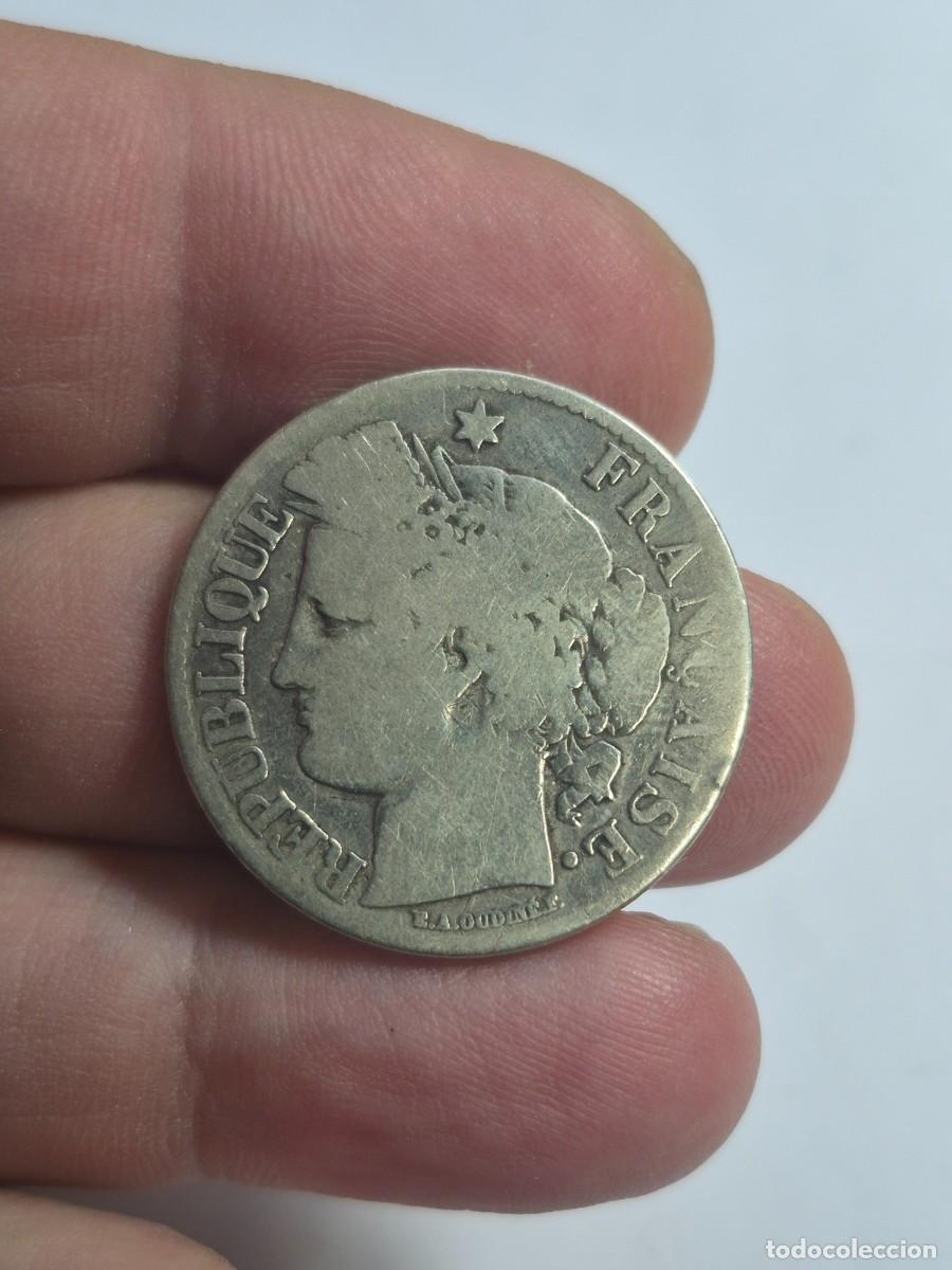 Monedas antiguas de Europa: NT/ FRANCIA 2 FRANCOS PLATA 1871 A (M1530)