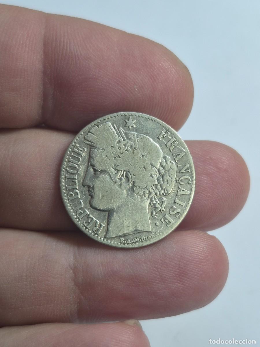 Monedas antiguas de Europa: NT/ FRANCIA 1 FRANCO PLATA 1888 A (M1532)