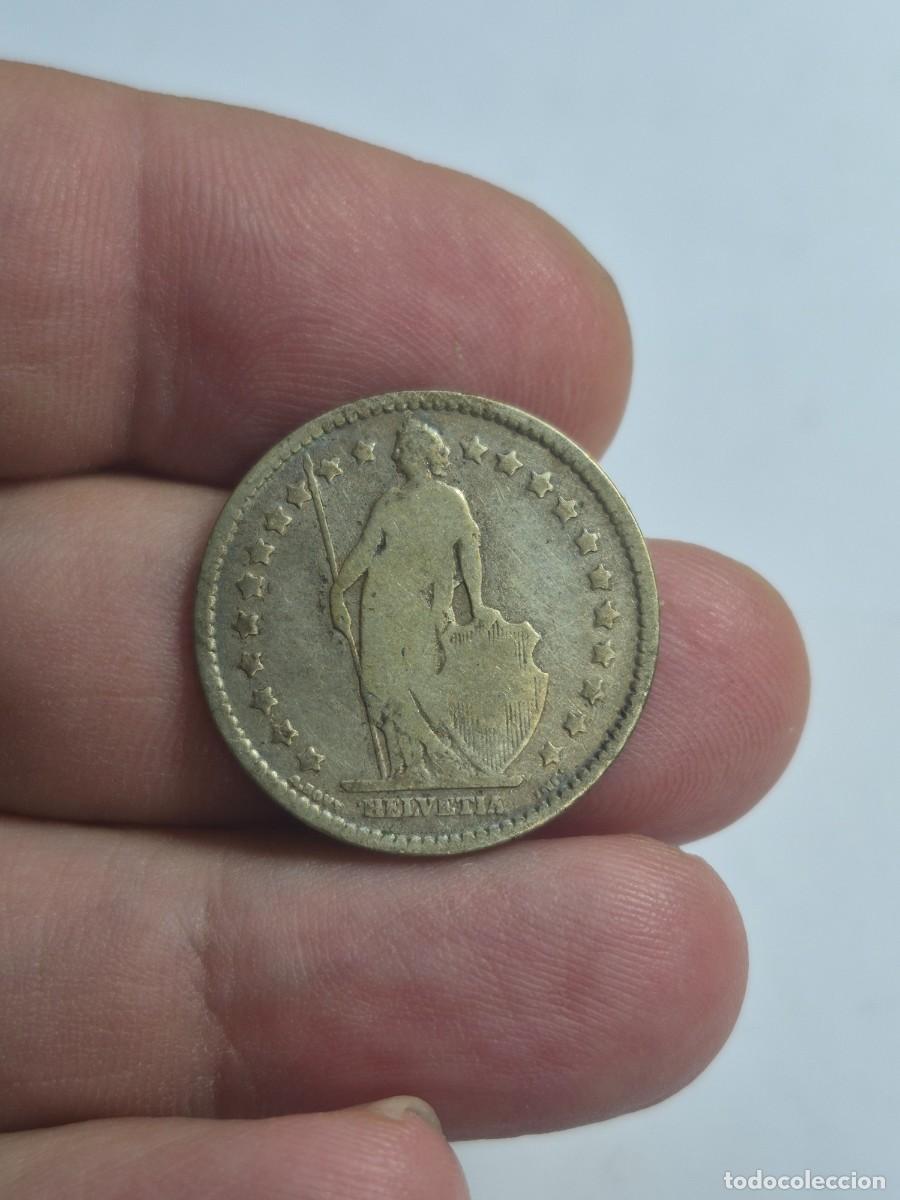 Monedas antiguas de Europa: NT/ SUIZA 1 FRANCO 1877 PLATA (M1537)
