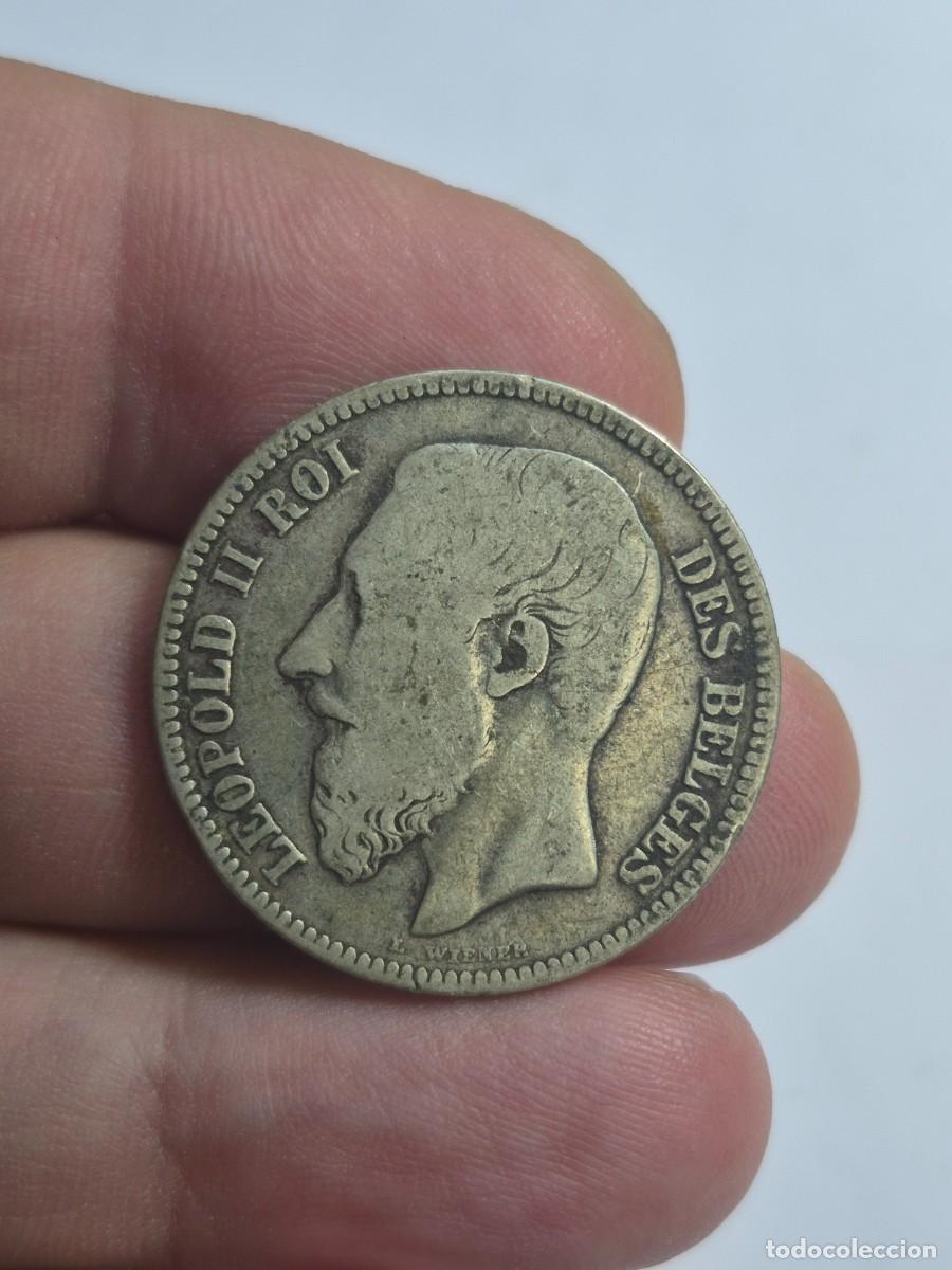Monedas antiguas de Europa: NT/ BELGICA 2 FRANCOS 1867 PLATA (M1539)