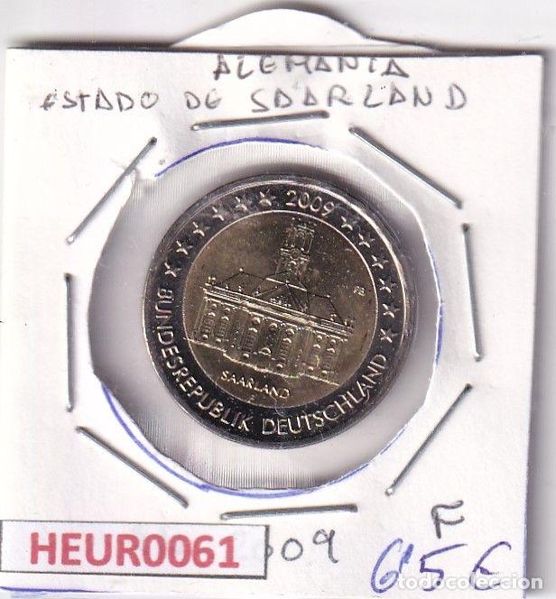 Monedas antiguas de Europa: HEUR0061 MONEDA ALEMANIA 2 EUROS 2009 Letra F (Castillo Sarre)
