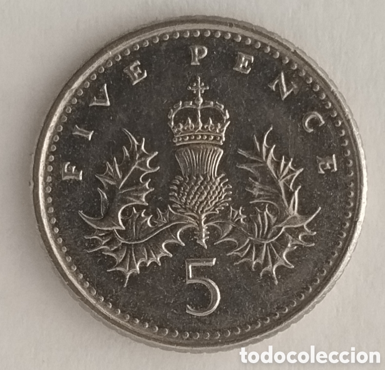Monedas antiguas de Europa: MONEDA DEL REINO UNIDO DE 10 NEW PENCE 1976 (FOTO)