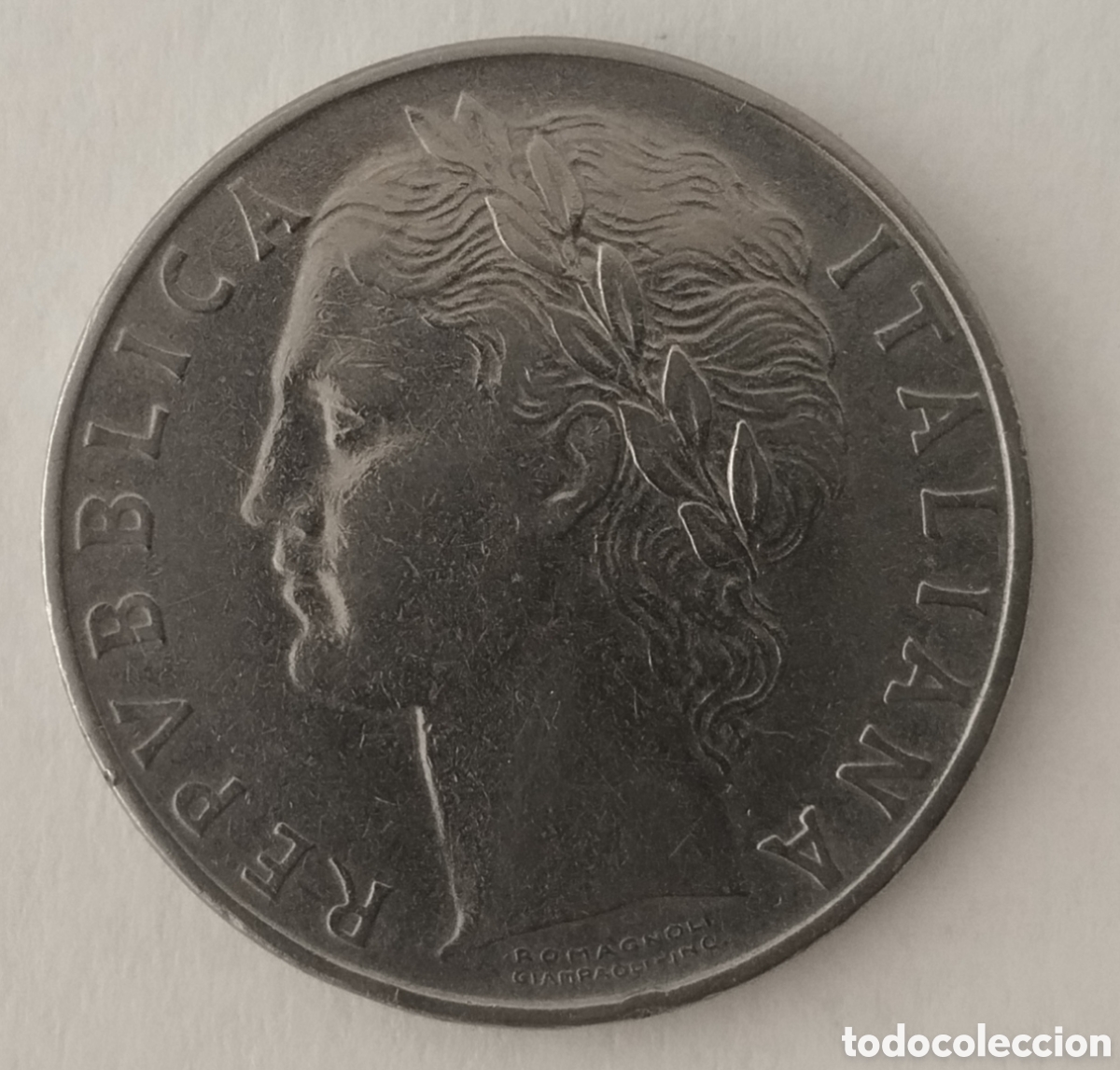 Monedas antiguas de Europa: MONEDA DE ITALIA DE 100 LIRAS 1956 (FOTO)