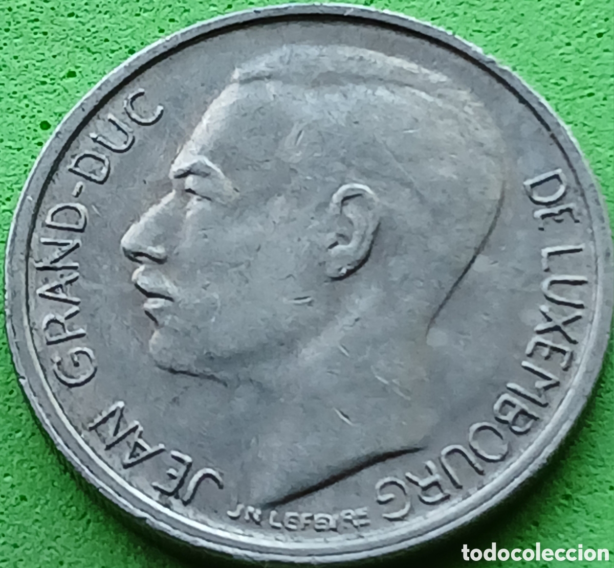 Monedas antiguas de Europa: Luxemburgo 1 franco 1965 km#55