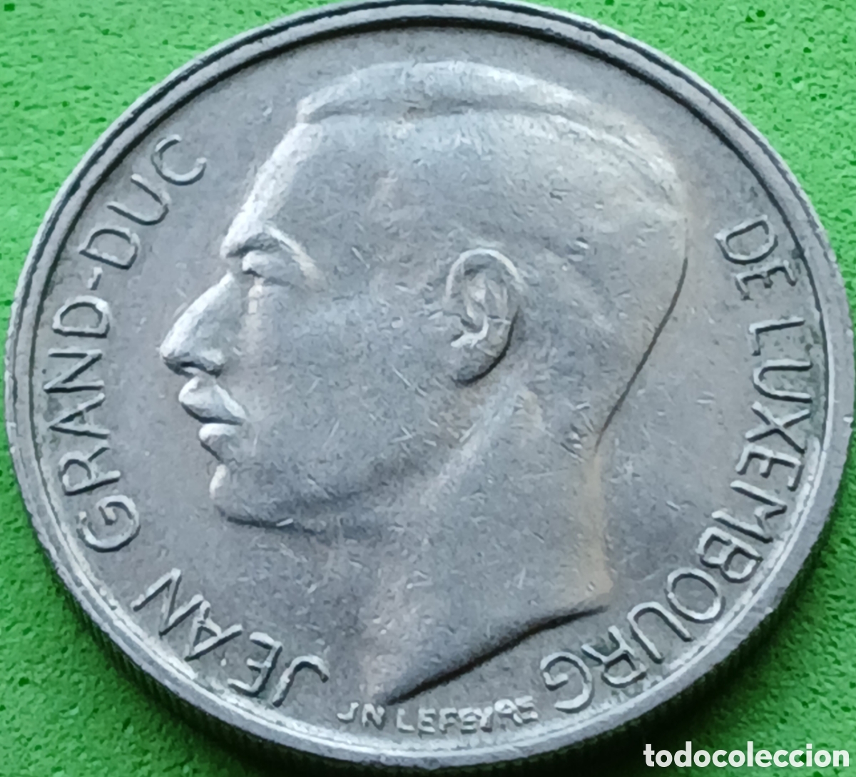 Monedas antiguas de Europa: Luxemburgo 1 franco 1968 km#55