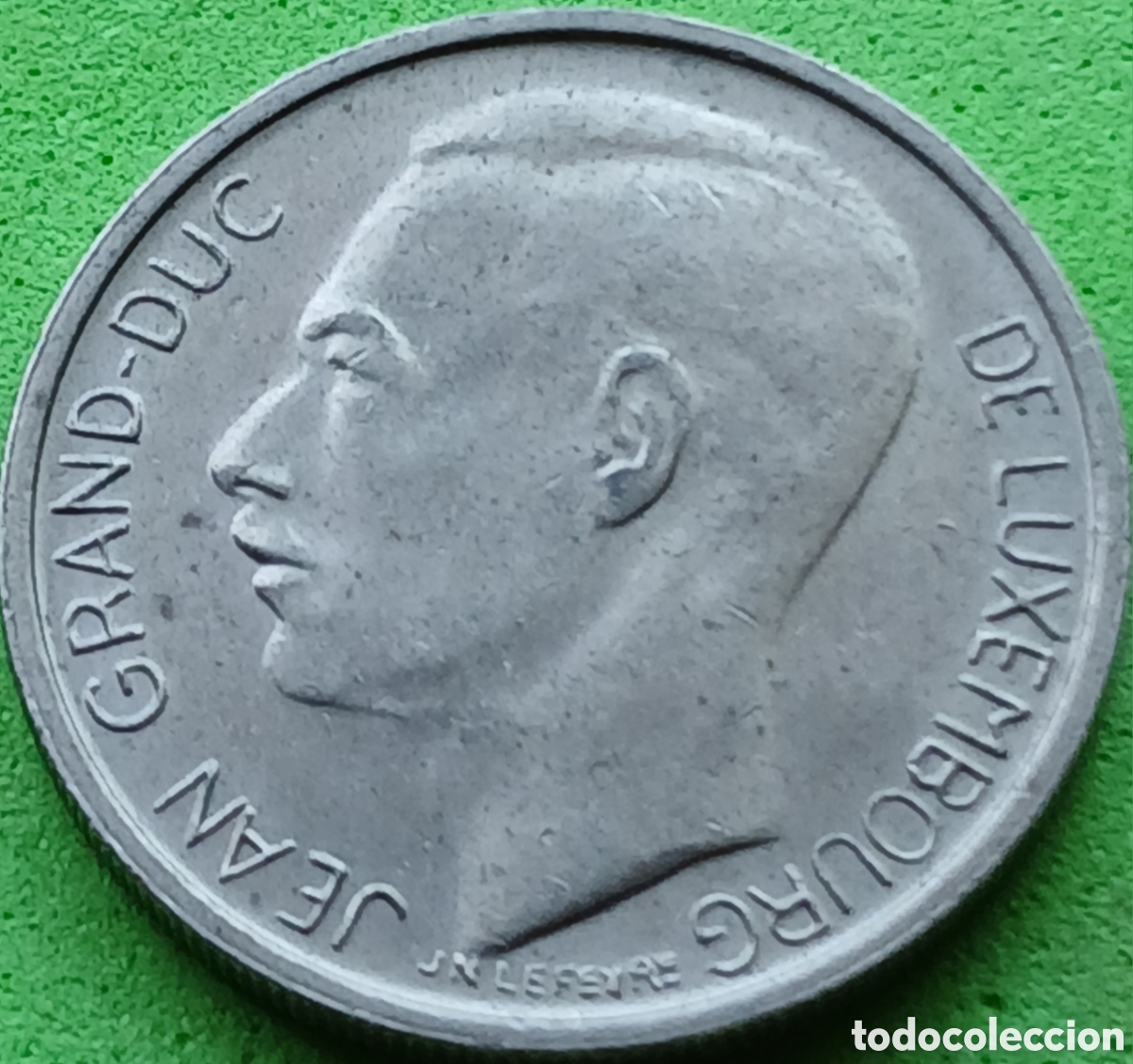 Monedas antiguas de Europa: Luxemburgo 1 franco 1970 km#55