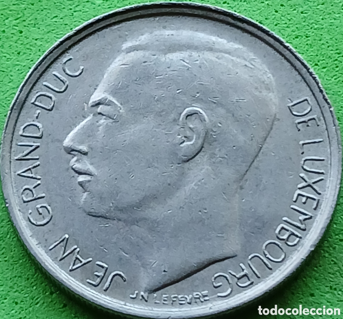 Monedas antiguas de Europa: Luxemburgo 1 franco 1972 km#55