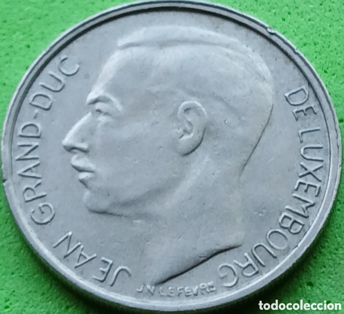 Monedas antiguas de Europa: Luxemburgo 1 franco 1973 km#55