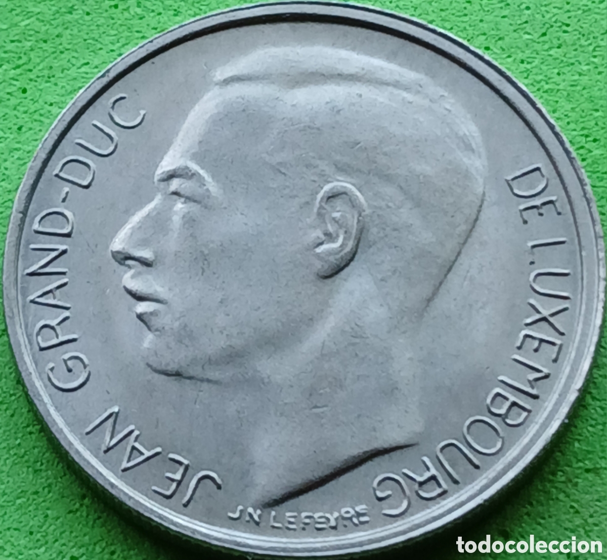 Monedas antiguas de Europa: Luxemburgo 1 franco 1976 km#55