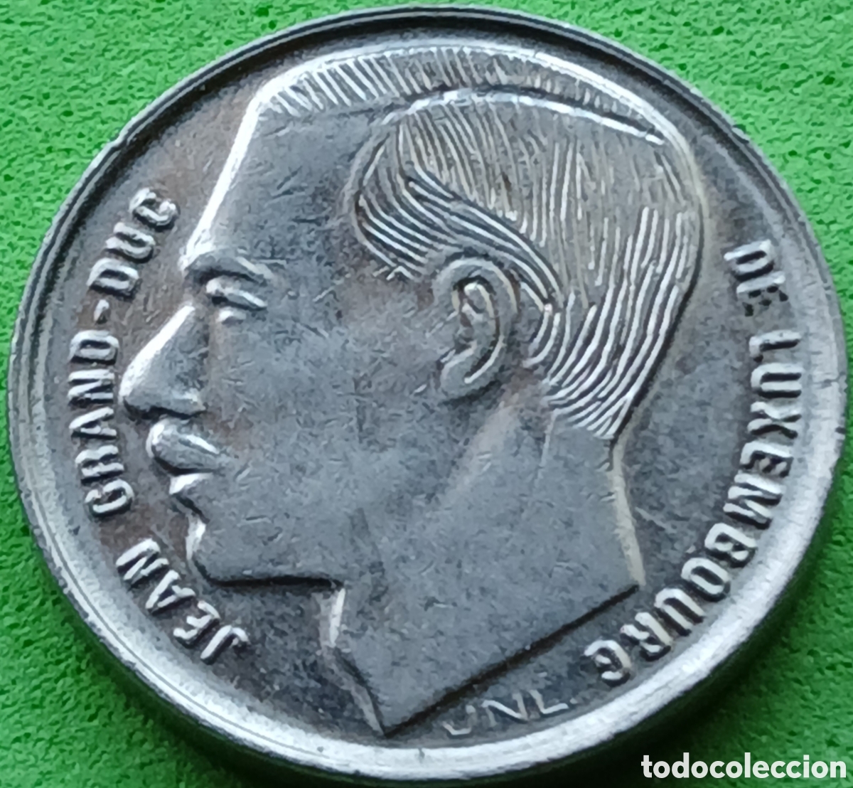 Monedas antiguas de Europa: Luxemburgo 1 franco 1990 km#63