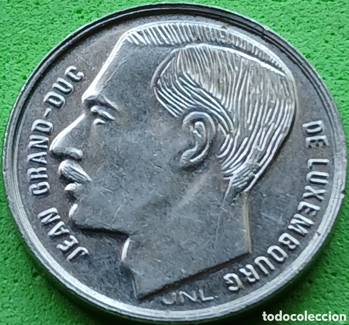 Monedas antiguas de Europa: Luxemburgo 1 franco 1991 km#63