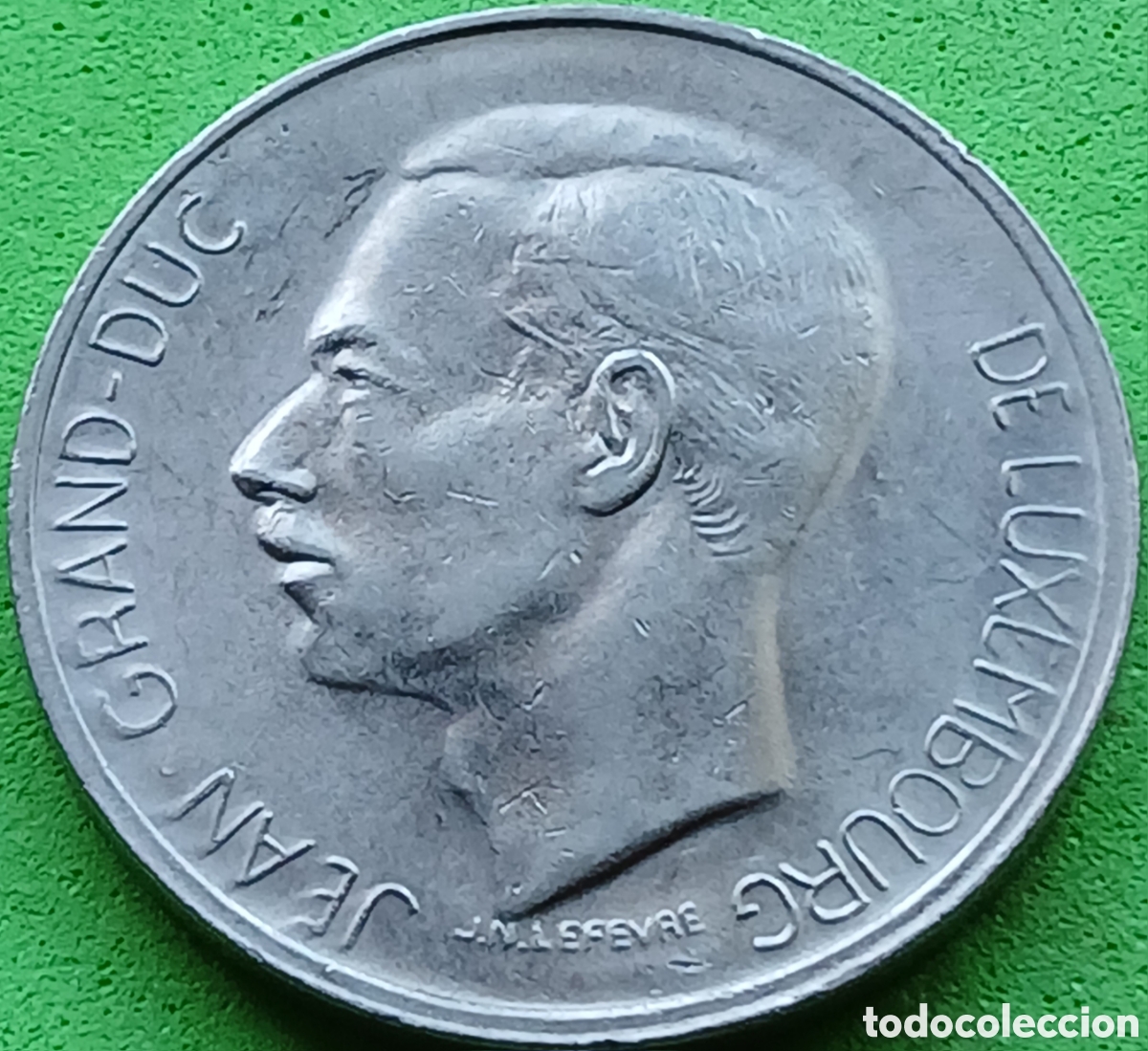 Monedas antiguas de Europa: Luxemburgo 10 francos 1972 km#57