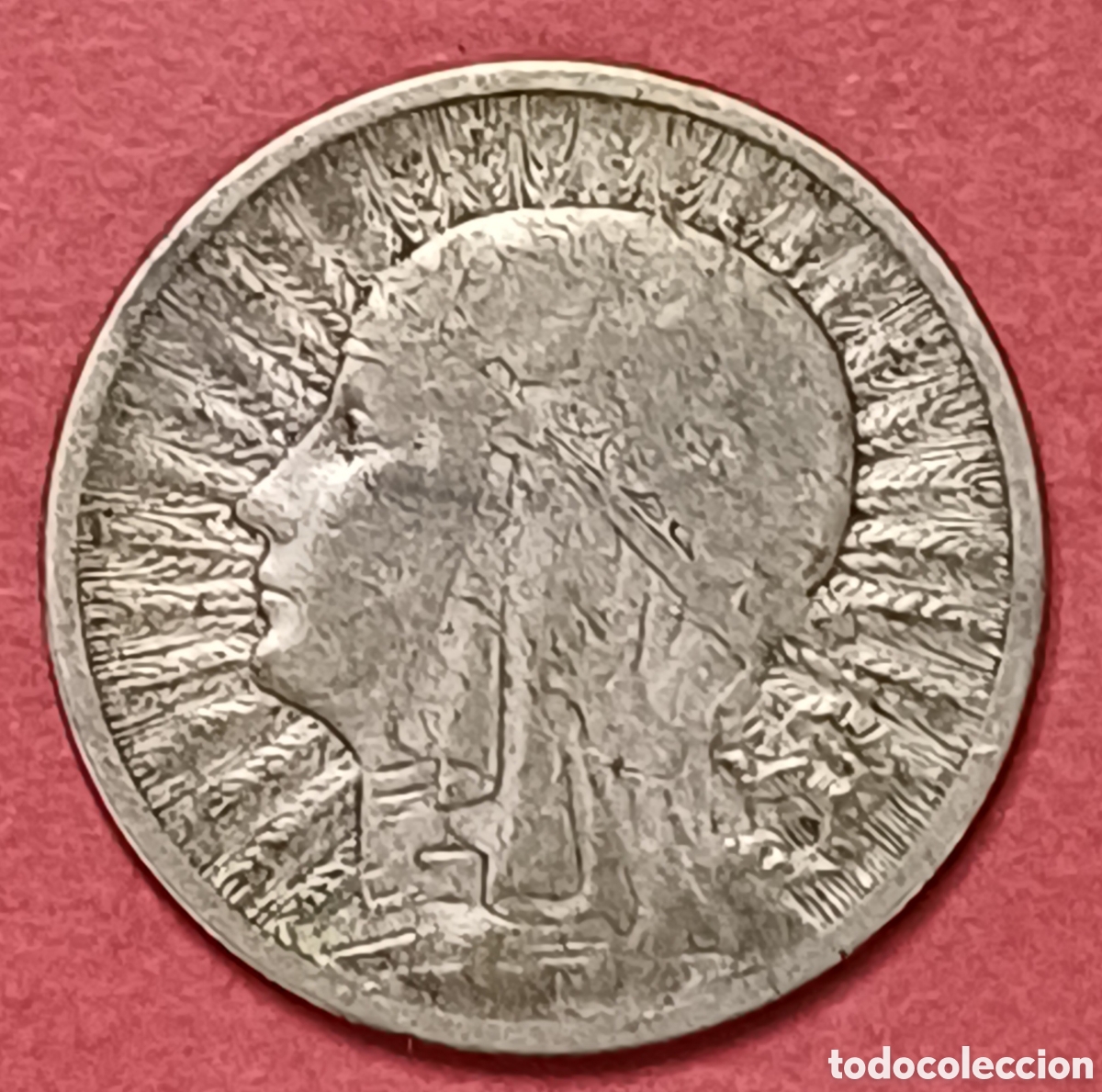 Monedas antiguas de Europa: Polonia 2 Zlote de Plata 1933