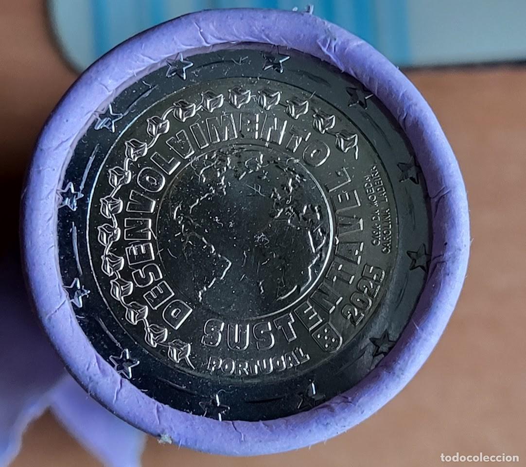 Monedas antiguas de Europa: Moneda 2 Euros Conmemorativa Portugal 2025 - Desarrollo Sostenible
