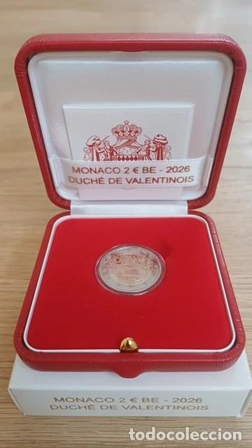 Monedas antiguas de Europa: Monaco 2026 2 Euros Poof - Sitios Hist&oacute;ricos de la Casa Grimaldi: Ducado de Valentinois