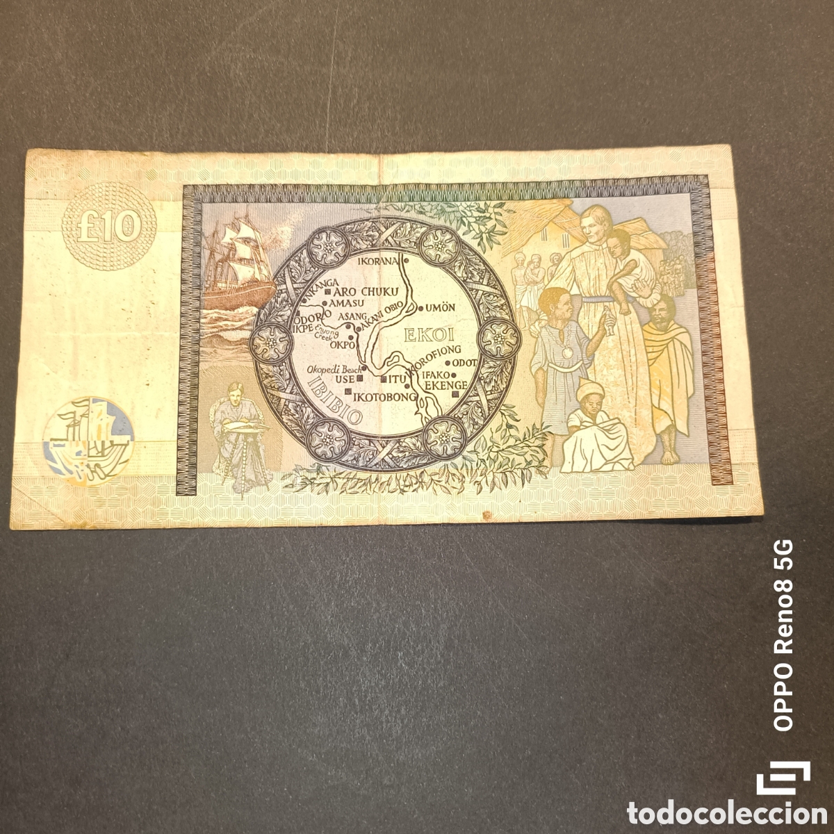 Monedas antiguas de Europa: Billete 10 Libras 2004 - Foto 2