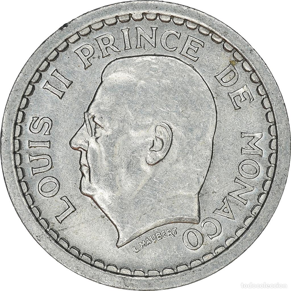 Monedas antiguas de Europa: [#962535] Moneda, M&oacute;naco, Franc, Undated (1943)