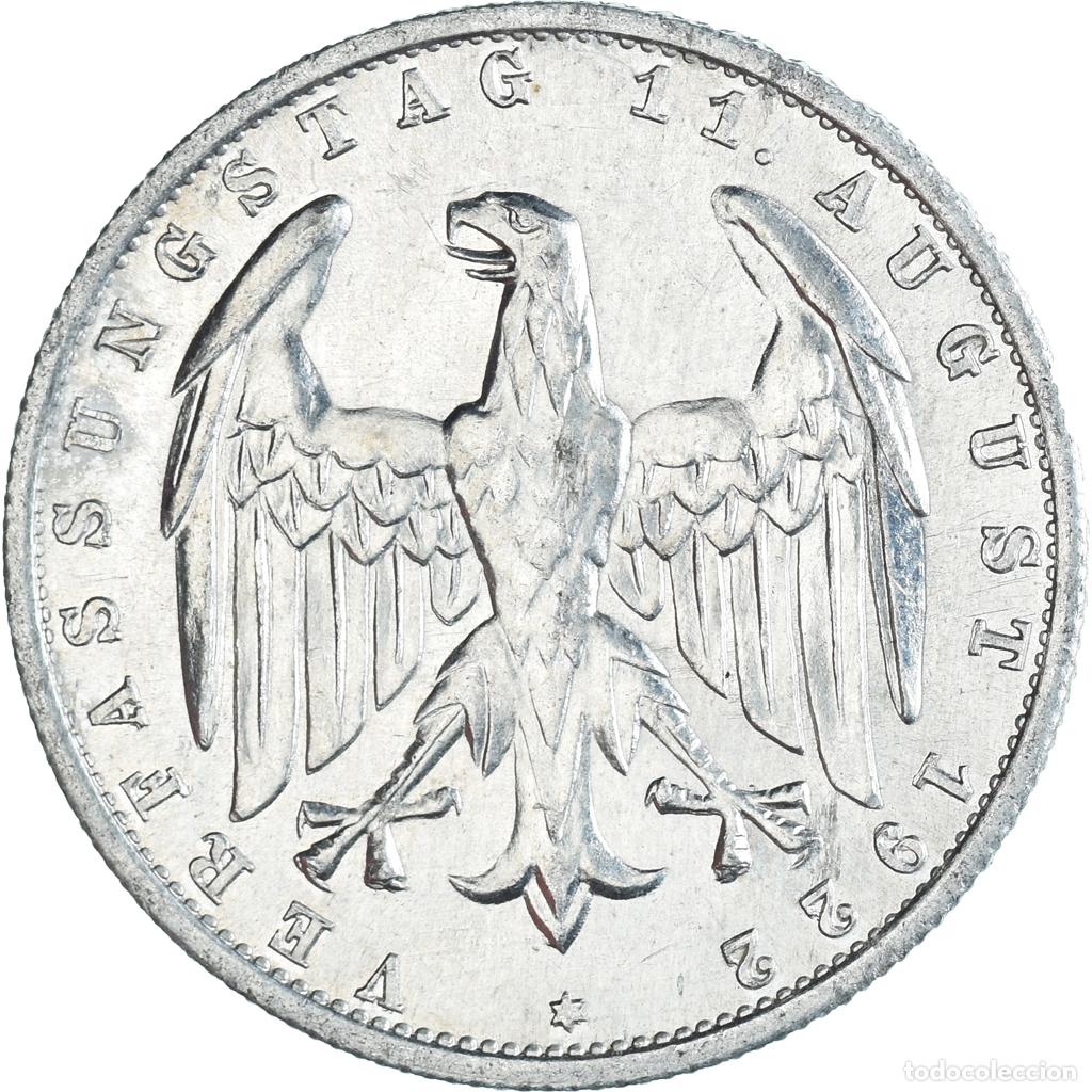 Monedas antiguas de Europa: [#1475984] Moneda, Alemania, 3 Mark, 1922