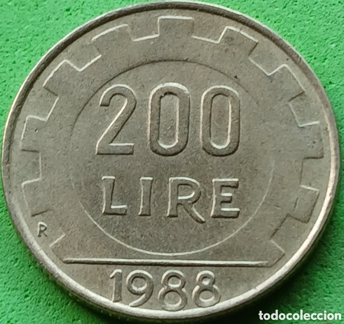 Monedas antiguas de Europa: Italia 200 liras 1988 km#105