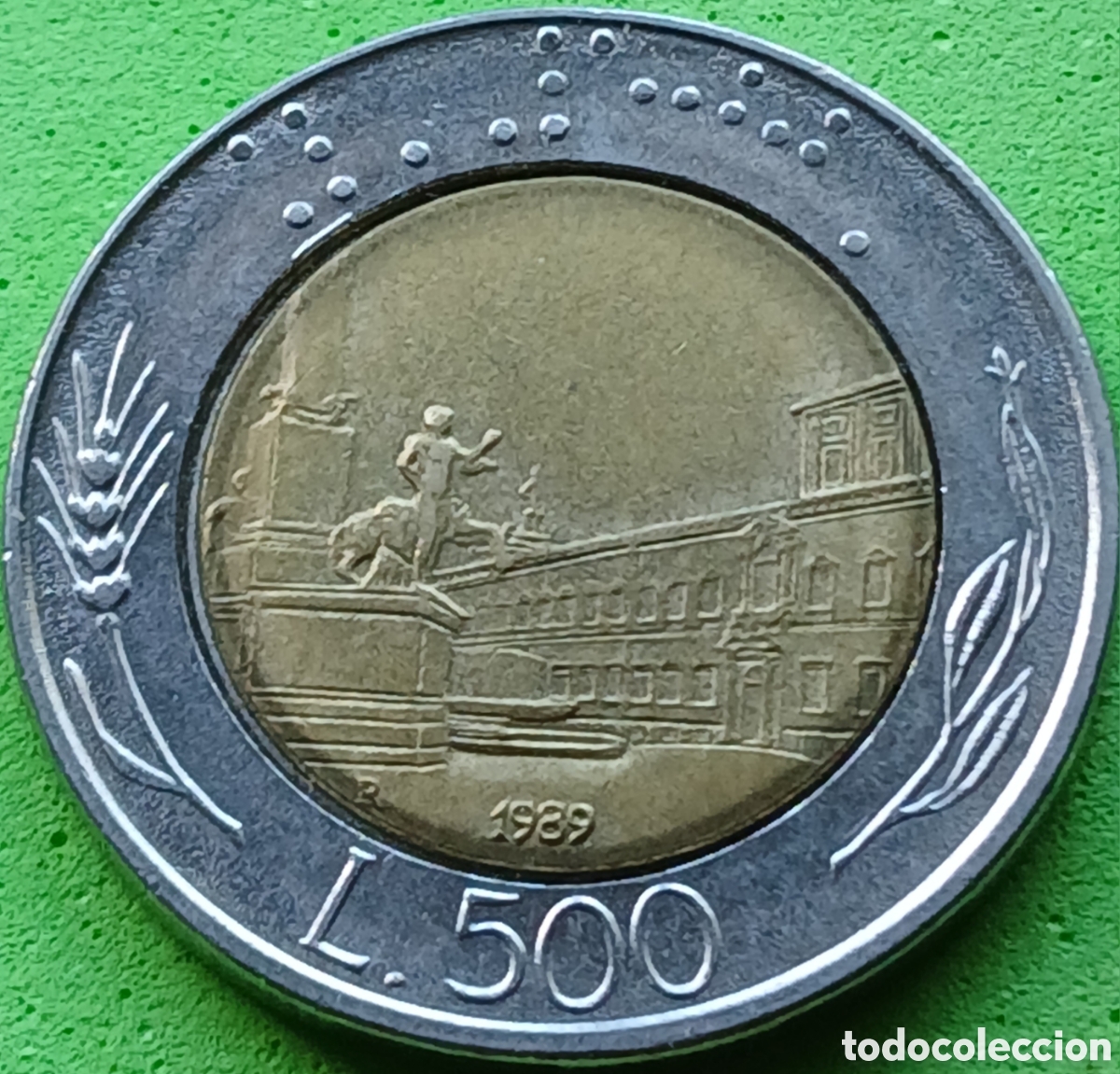 Monedas antiguas de Europa: Italia 500 liras 1989 km#111