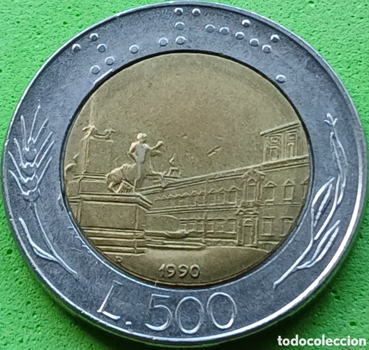Monedas antiguas de Europa: Italia 500 liras 1990 km#111