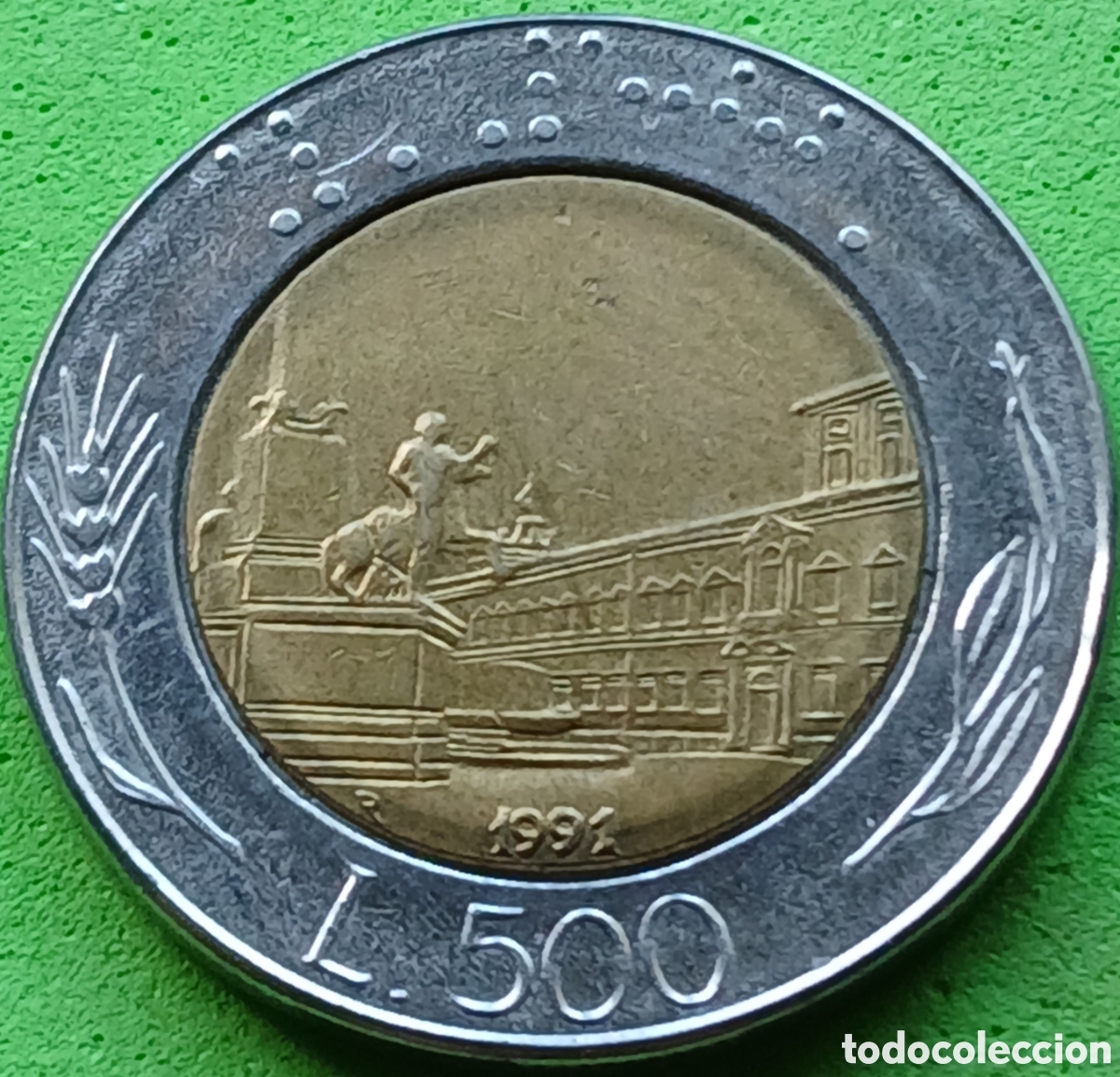 Monedas antiguas de Europa: Italia 500 liras 1991 km#111