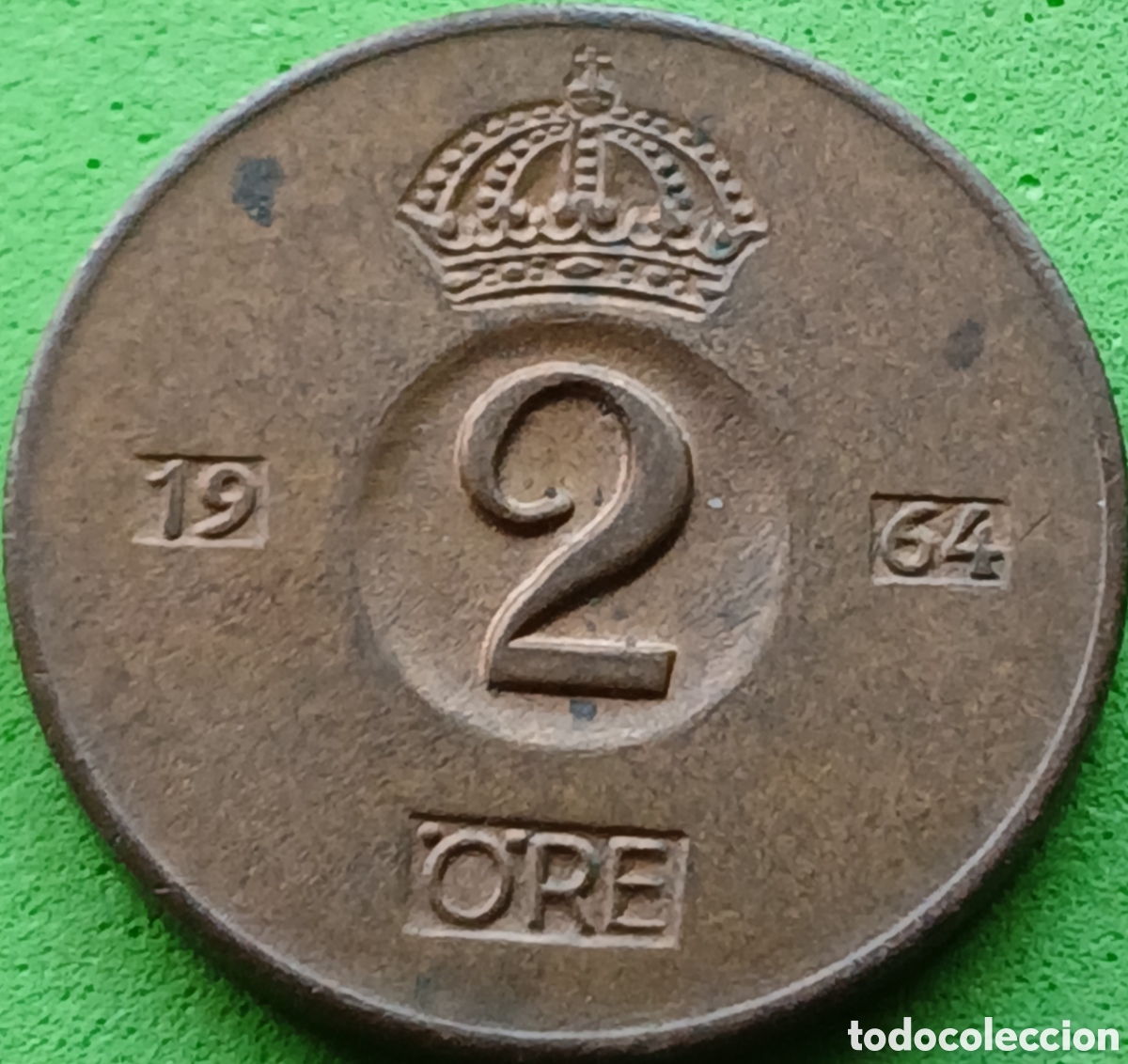Monedas antiguas de Europa: Suecia 2 ore 1964 km#821