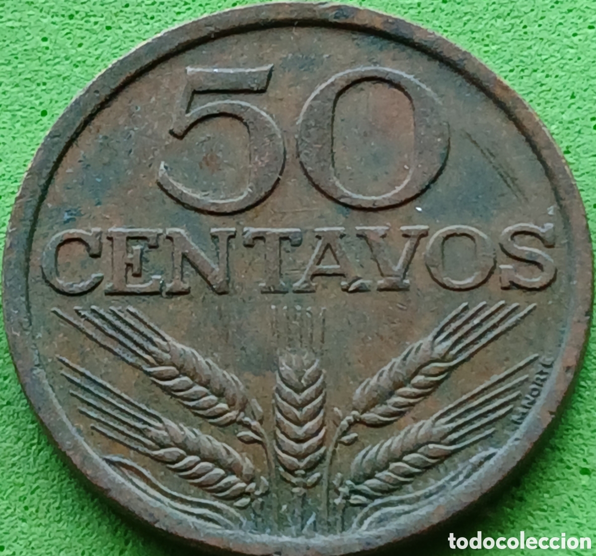 Monedas antiguas de Europa: Portugal 50 centavos 1974 km#596