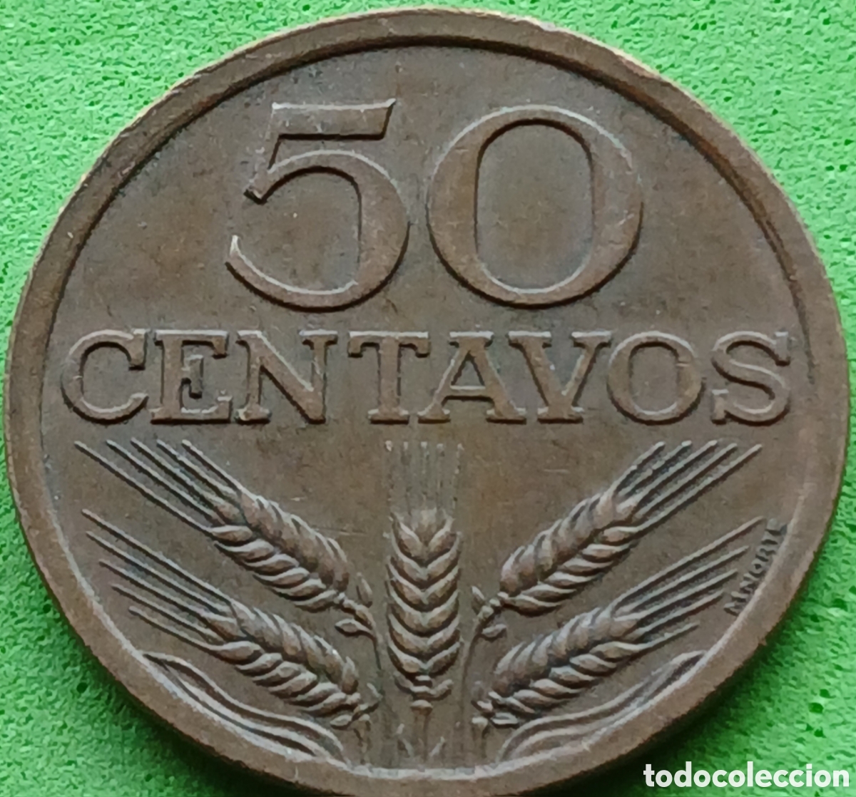 Monedas antiguas de Europa: Portugal 50 centavos 1976 km#596