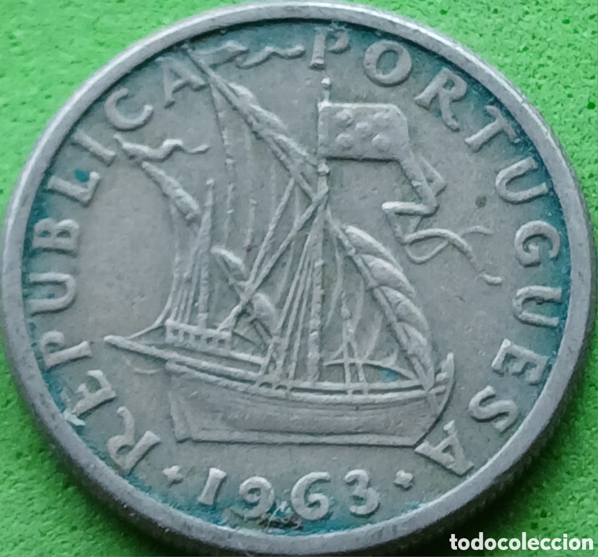 Monedas antiguas de Europa: Portugal 2.5 escudos 1963 km#590