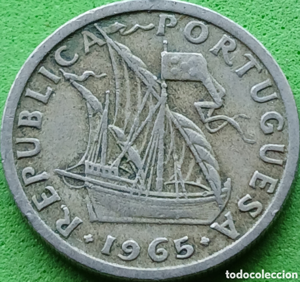 Monedas antiguas de Europa: Portugal 2.5 escudos 1965 km#590