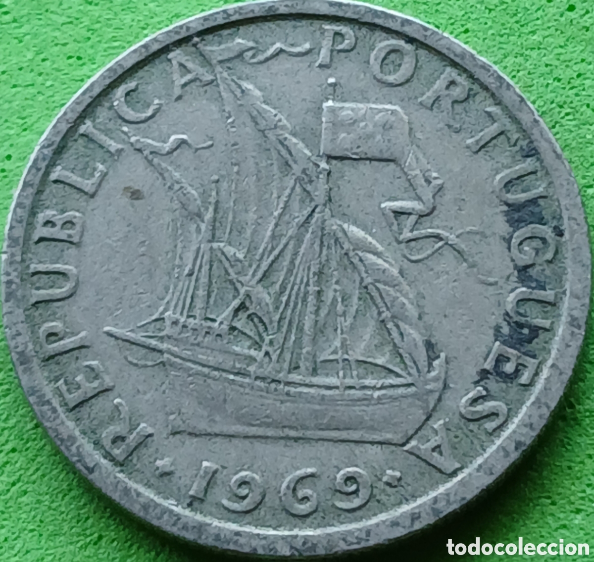 Monedas antiguas de Europa: Portugal 2.5 escudos 1969 km#590
