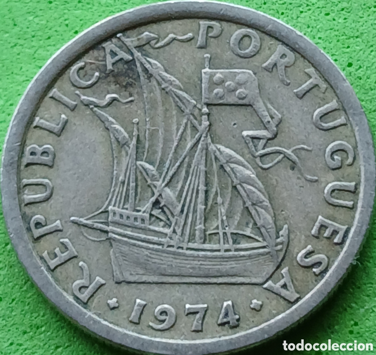 Monedas antiguas de Europa: Portugal 2.5 escudos 1974 km#590