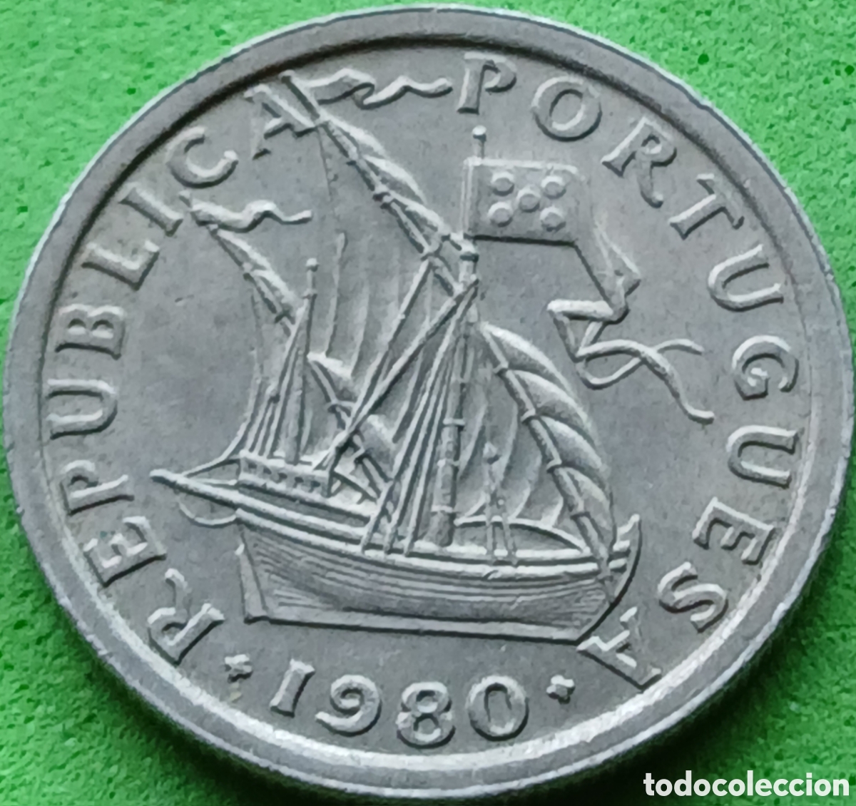 Monedas antiguas de Europa: Portugal 2.5 escudos 1980 km#590