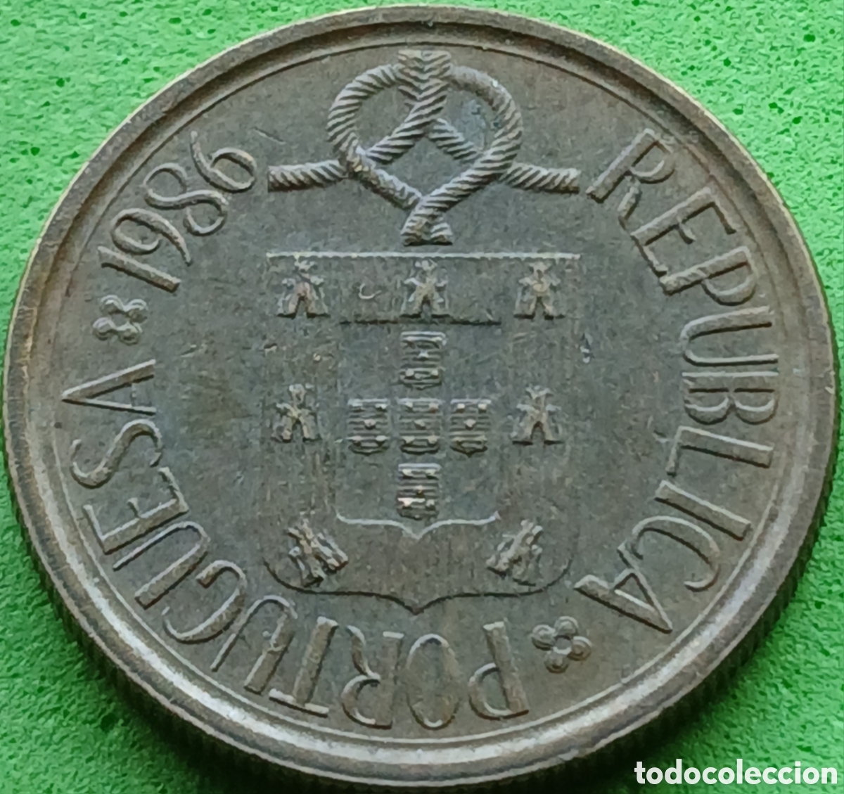 Monedas antiguas de Europa: Portugal 5 escudos 1986 km#632