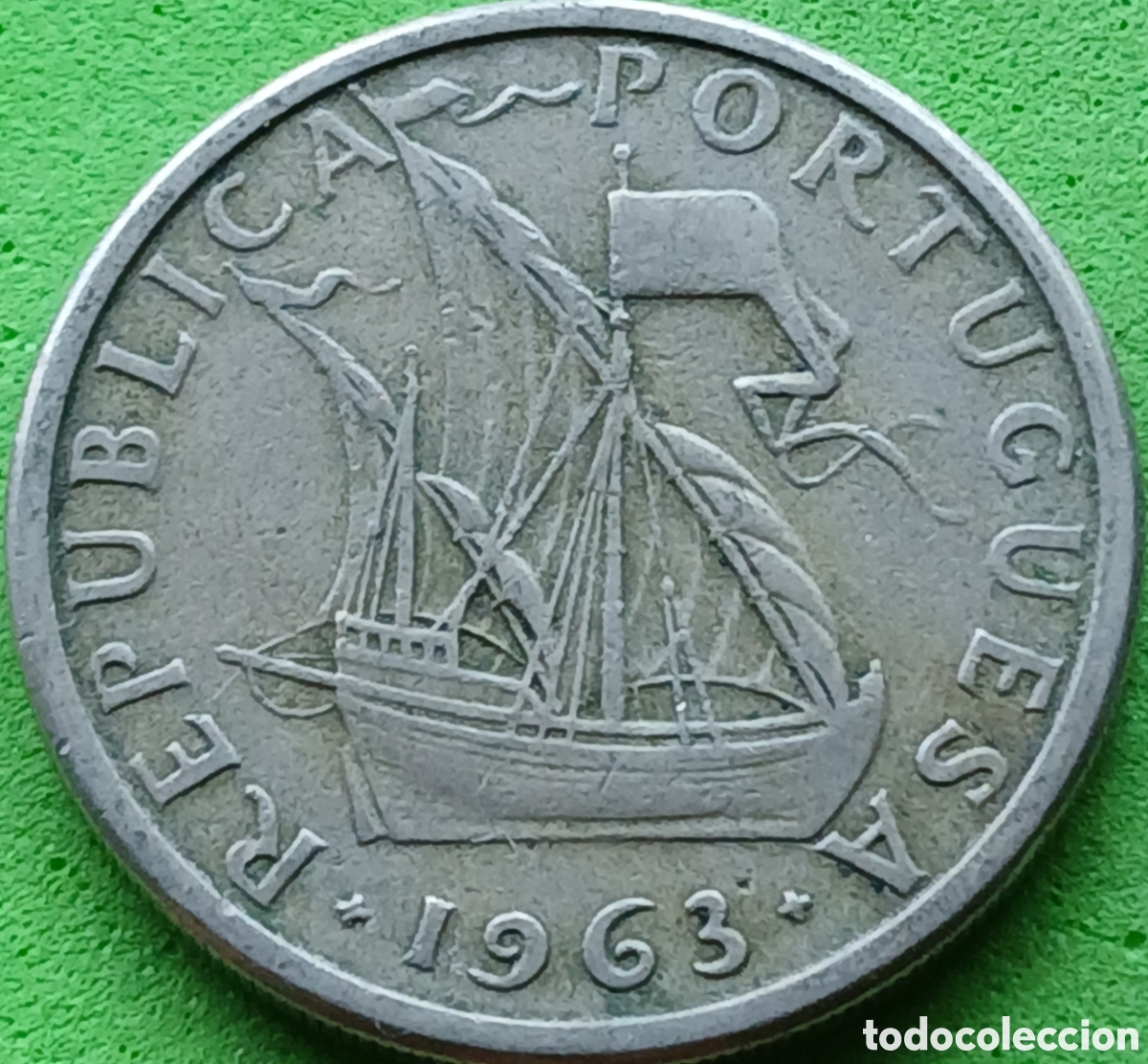 Monedas antiguas de Europa: Portugal 5 escudos 1963 km#591