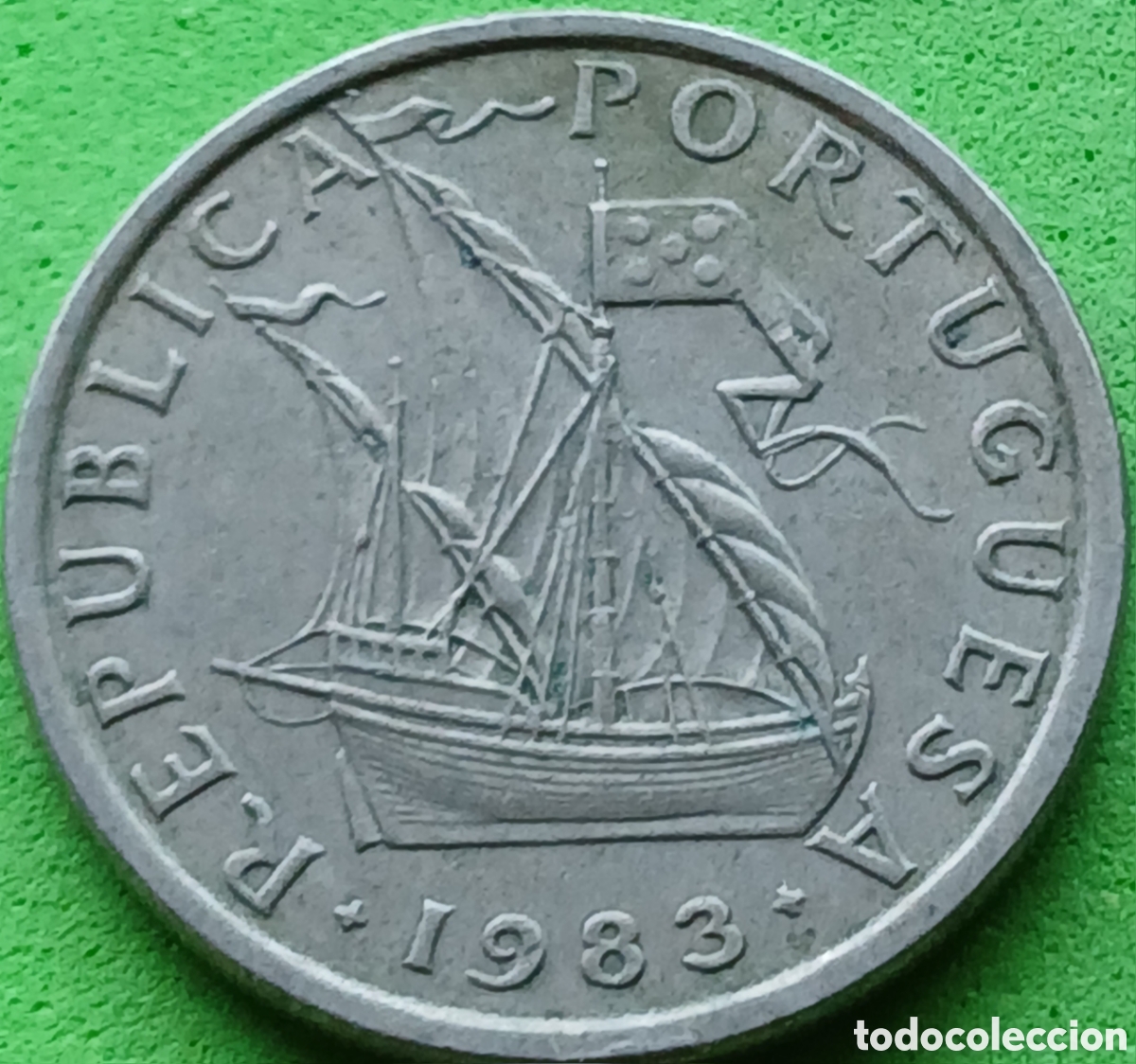Monedas antiguas de Europa: Portugal 5 escudos 1983 km#591