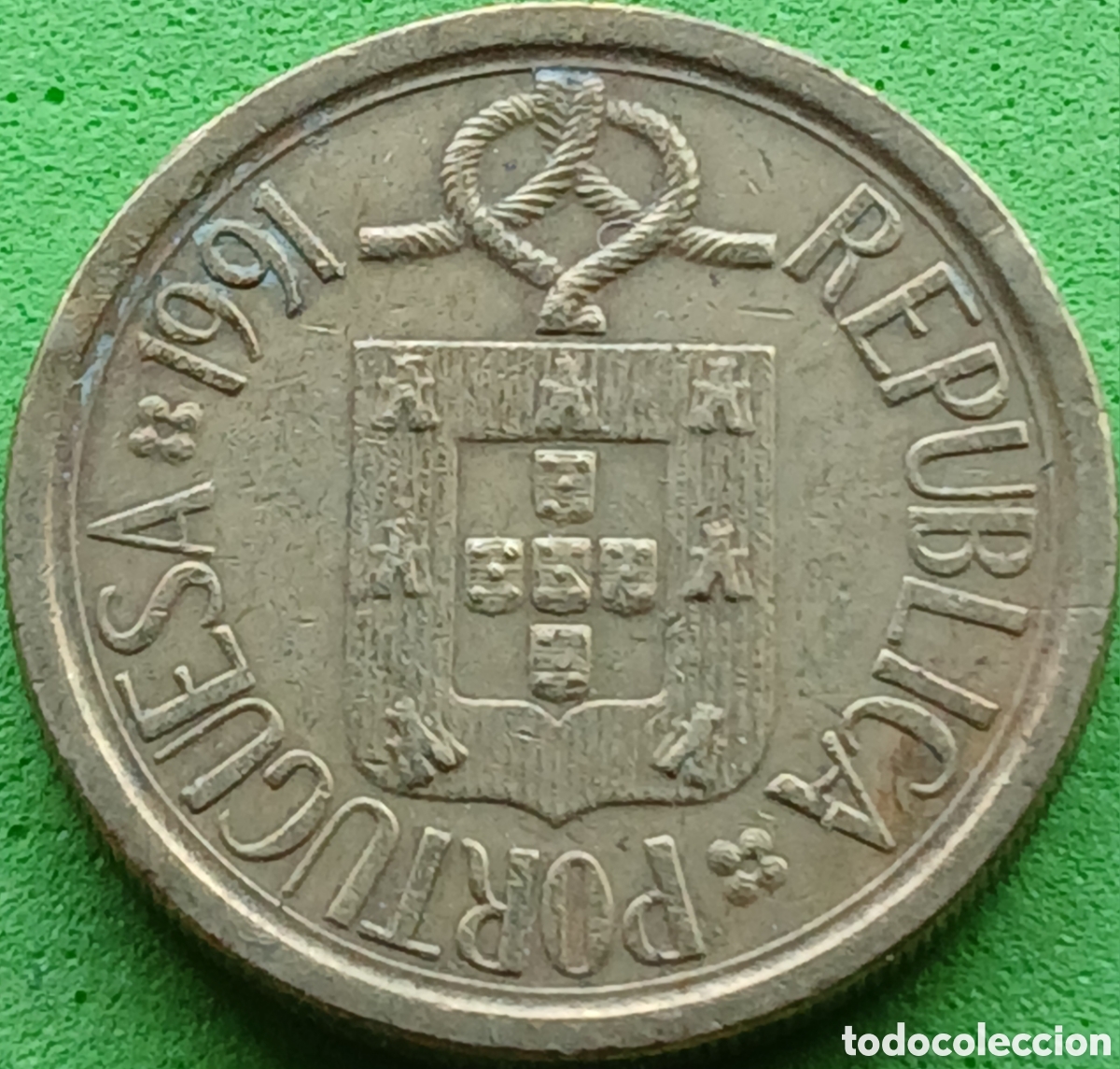 Monedas antiguas de Europa: Portugal 10 escudos 1991 km#633