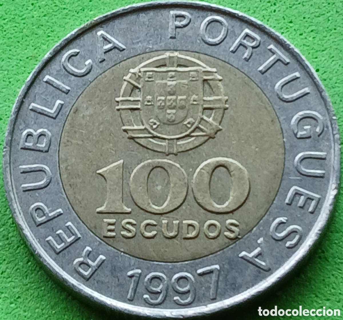 Monedas antiguas de Europa: Portugal 100 escudos 1997 km#645