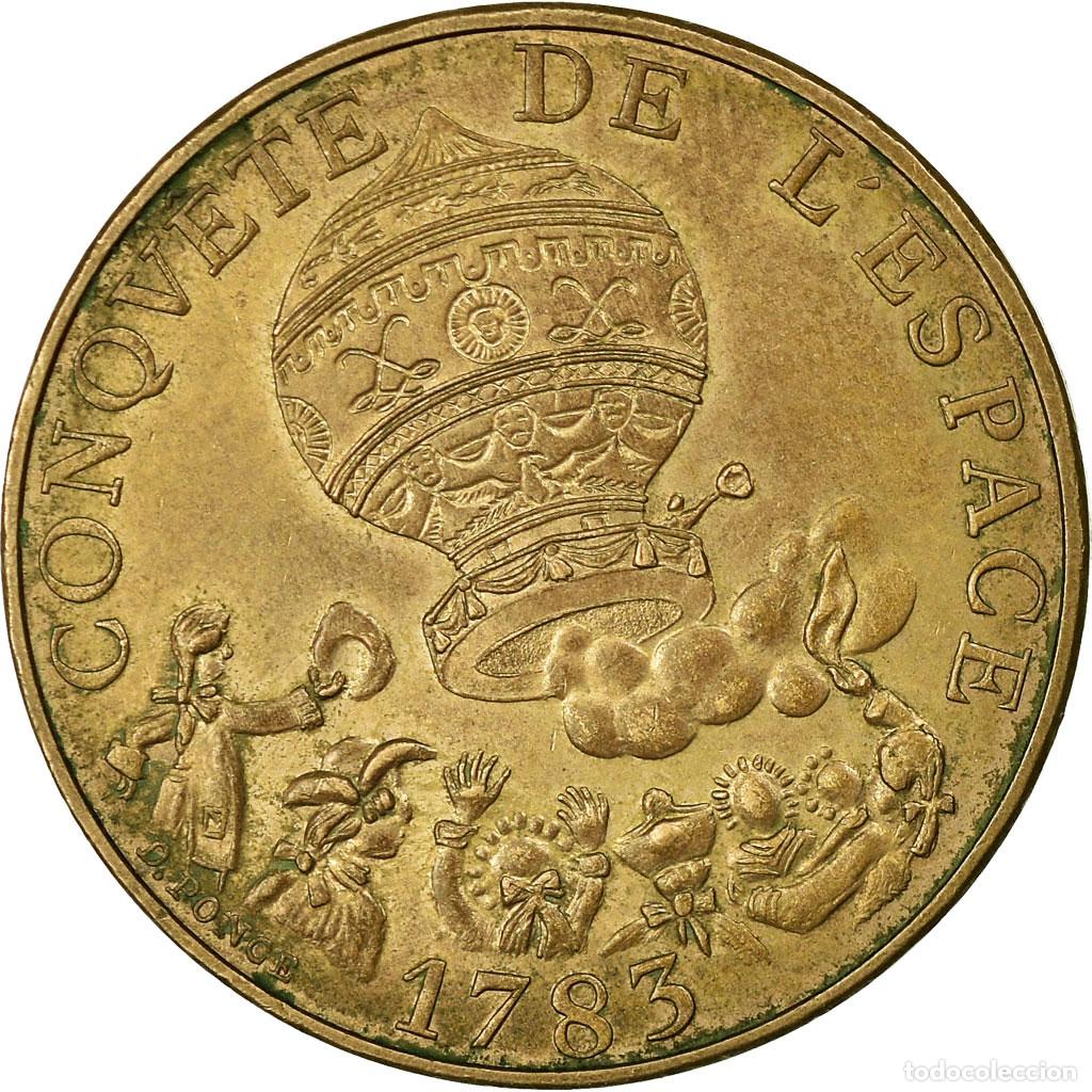 Monedas antiguas de Europa: [#728117] Moneda, Francia, La conqu&ecirc;te, 10 Francs, 1983, MBC, N&iacute;quel - bronce, KM:952