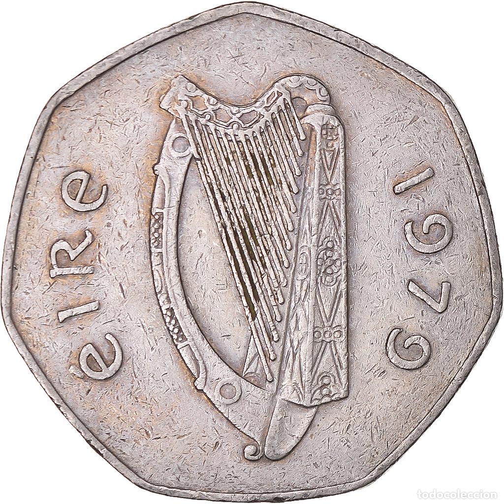 Monedas antiguas de Europa: [#1482383] Moneda, Irlanda, 50 Pence, 1979
