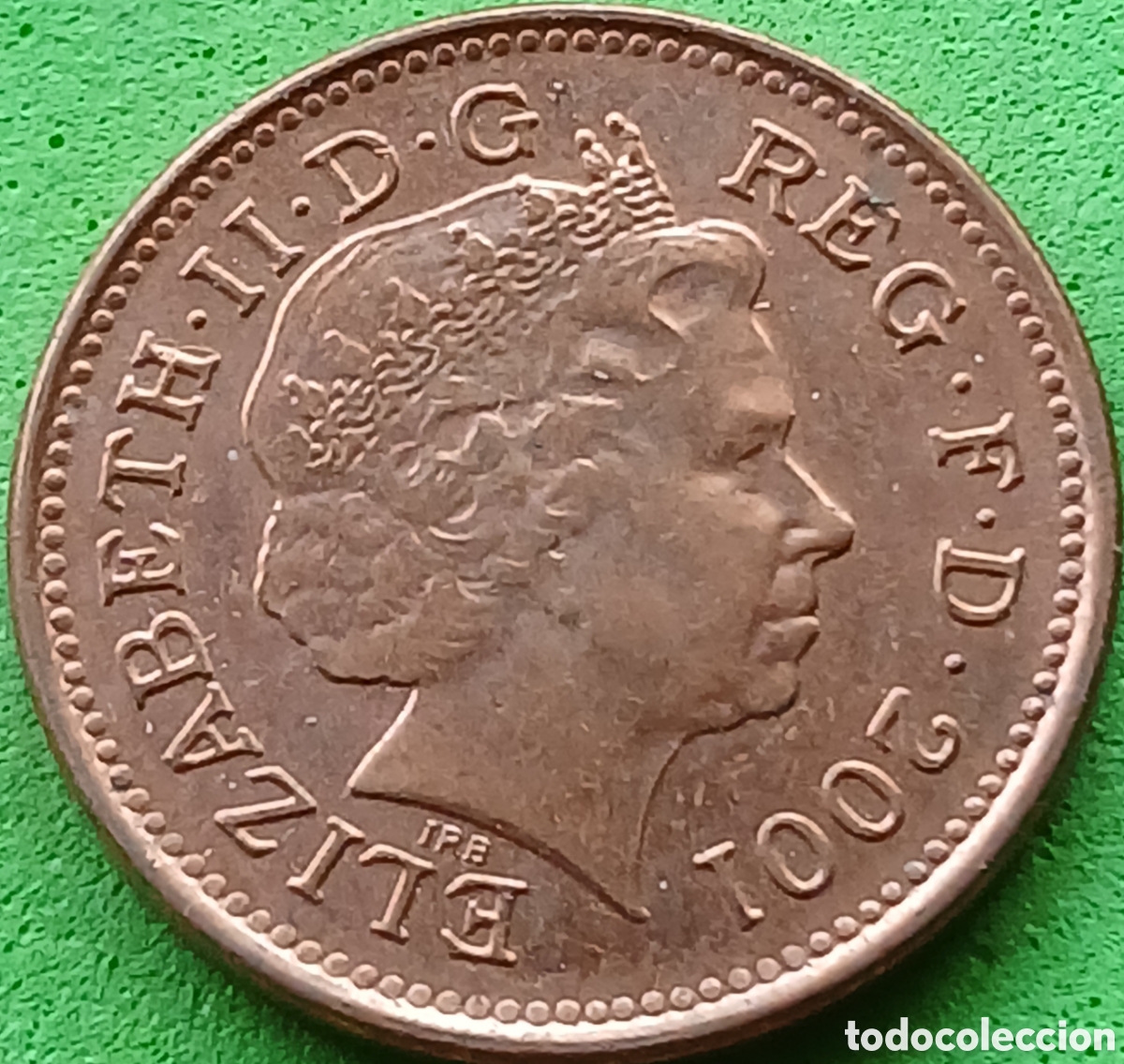 Monedas antiguas de Europa: Reino Unido one penny 2001 km#986