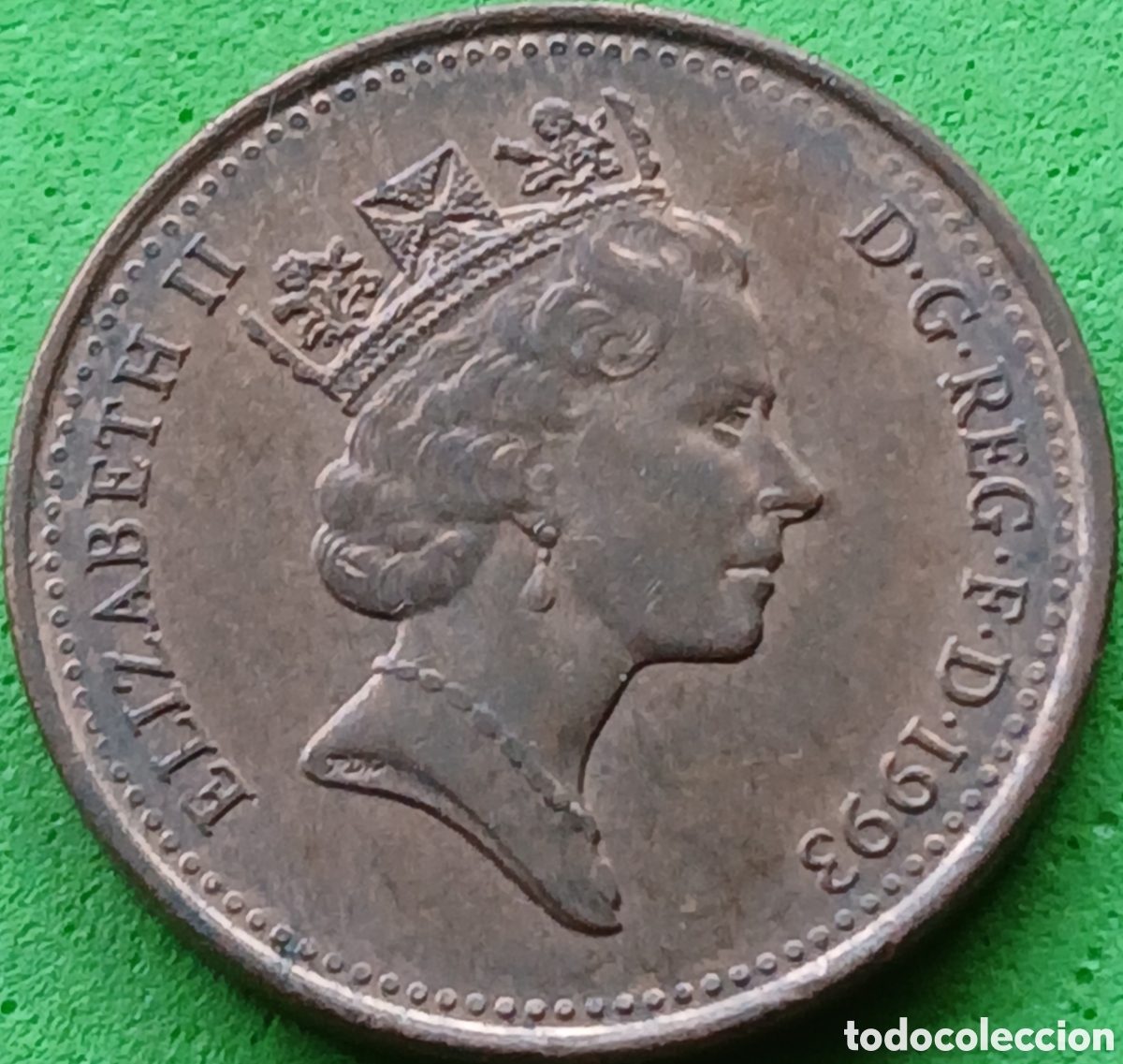 Monedas antiguas de Europa: Reino Unido one penny 1993 km#935a