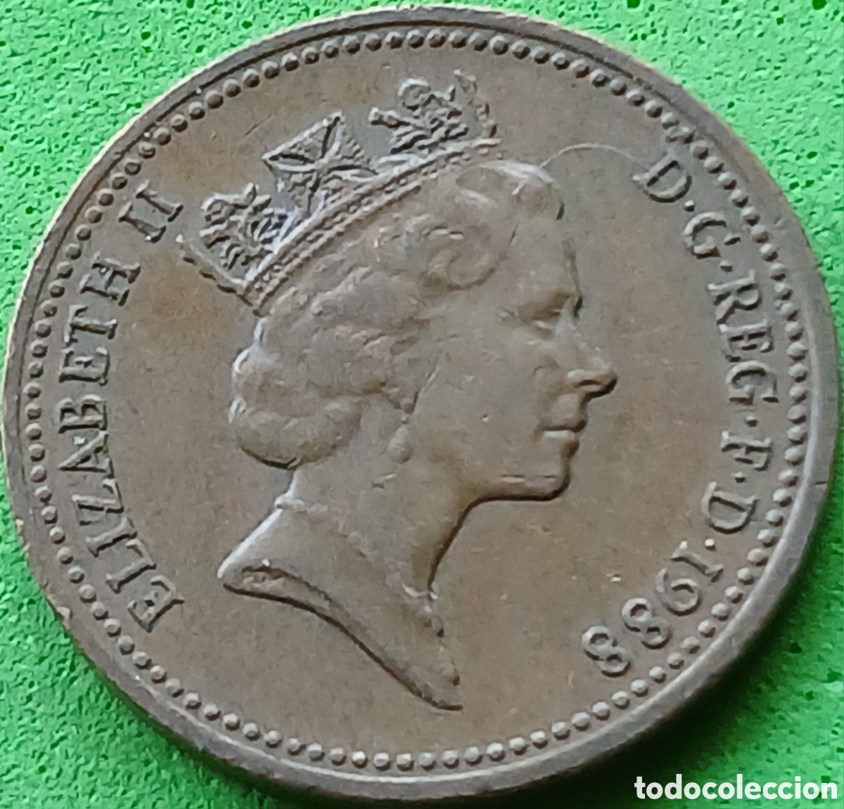 Monedas antiguas de Europa: Reino Unido one penny 1988 km#935