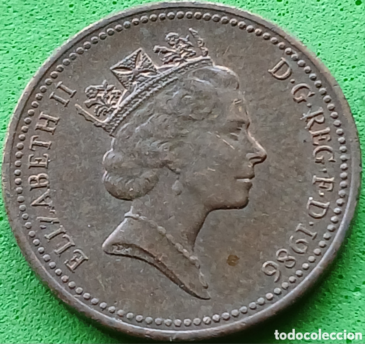 Monedas antiguas de Europa: Reino Unido one penny 1986 km#935