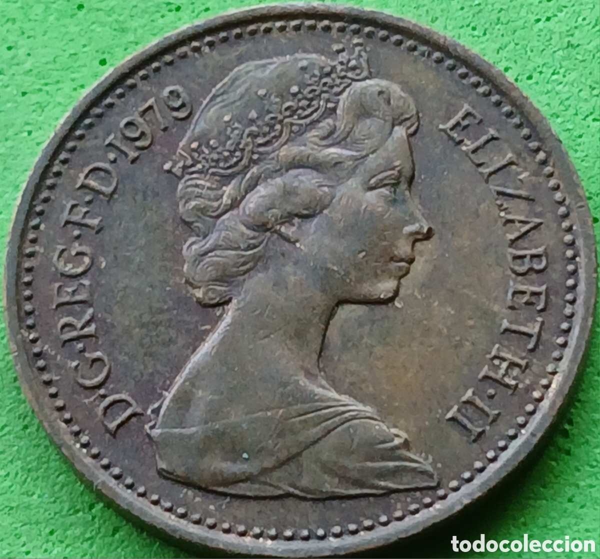 Monedas antiguas de Europa: Reino Unido one new penny 1979 km#915